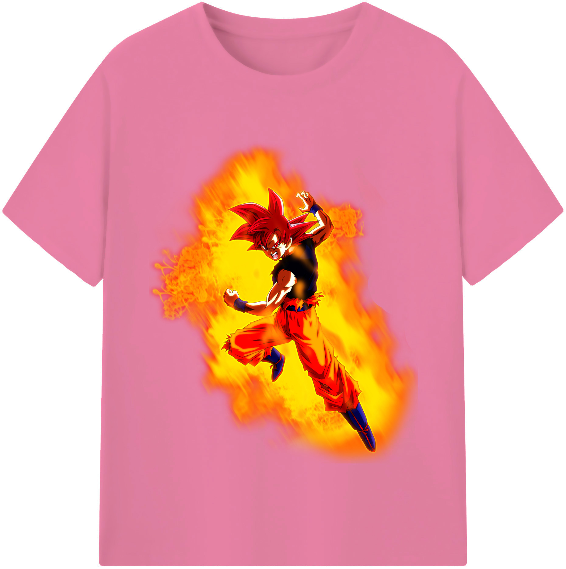 （画像用） ドラゴンボール 孫悟空（そん ごくう）Son Goku カカロット DRAGON BALL Kakarotto 綿100％半袖Tシャツ（フロントプリント）